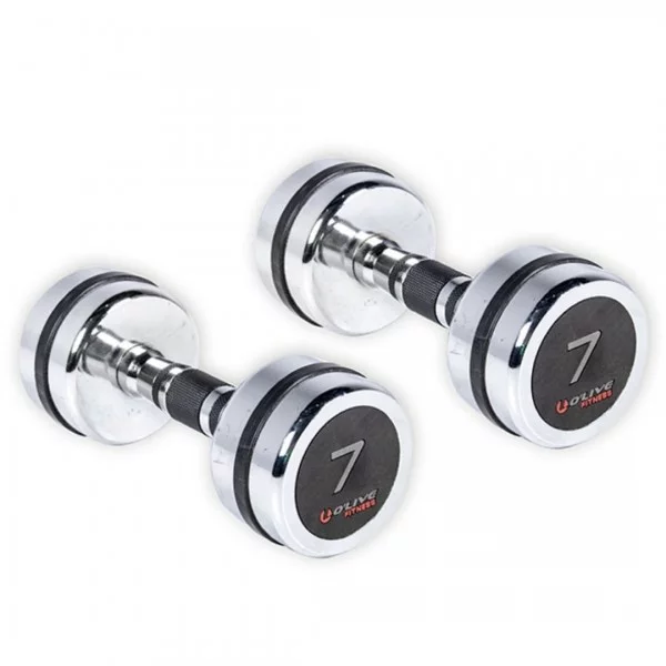 Haltères chromées 1 - 10 kg - Haltères et racks - BSA PRO