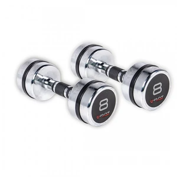 Haltères chromées 1 - 10 kg - Haltères et racks - BSA PRO