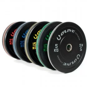 Bumper olympique 15 kg noir - Disques cross training - BSA PRO