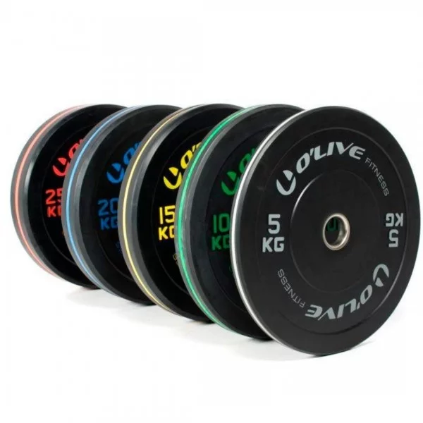 Bumper olympique 15 kg noir - Disques cross training - BSA PRO