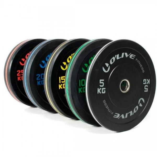 Bumper olympique 20 kg noir - Disques cross training - BSA PRO