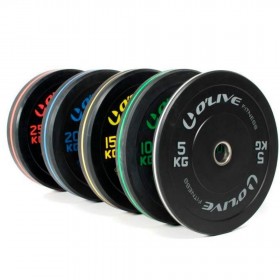 Bumper olympique 25 kg noir - Disques cross training - BSA PRO