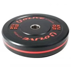 Bumper olympique 25 kg noir Disques cross training BSA PRO
