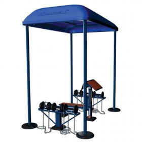 Lat Pull Outdoor Street Barbell - Street Barbell - BSA PRO