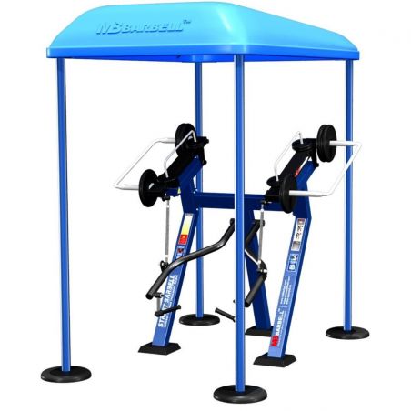 Biceps Curl Outdoor Street Barbell - Street Barbell - BSA PRO