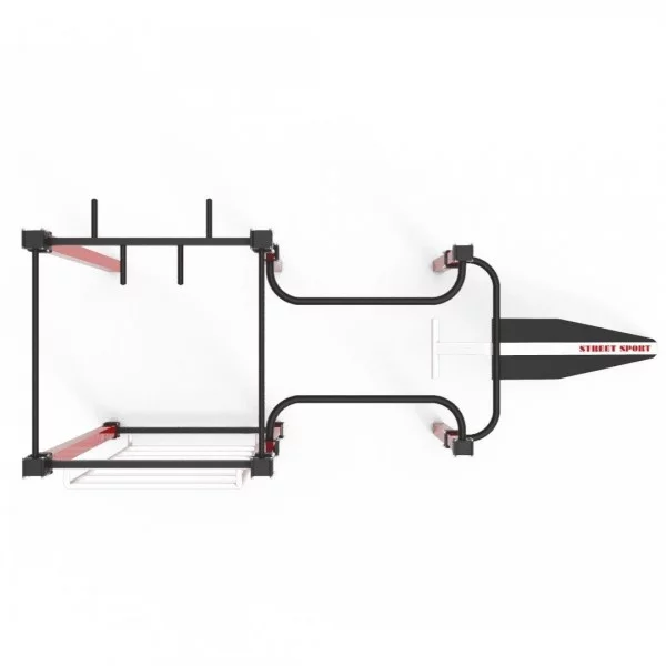 Street Workout Complex 392 cm - Cages Street Workout - BSA PRO