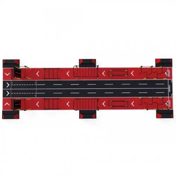 Street Workout Complex Stadium Double 20 m - Street Workout Stadium - BSA PRO