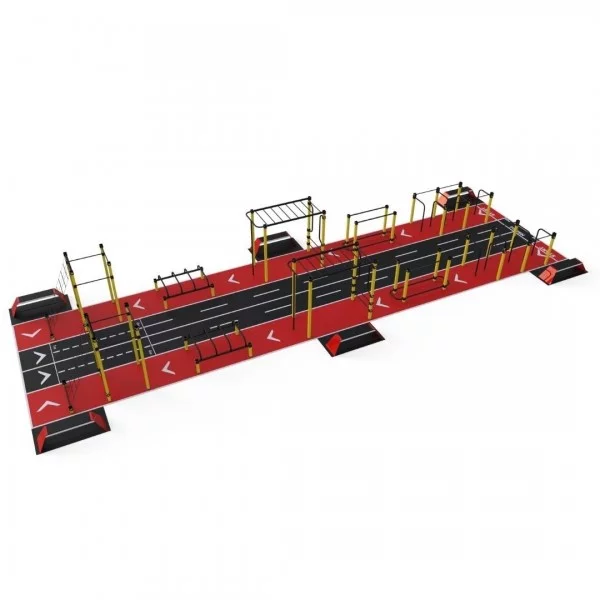 Street Workout Complex Stadium Double 20 m - Street Workout Stadium - BSA PRO