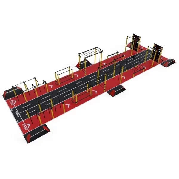 Street Workout Complex Stadium Double 20 m - Street Workout Stadium - BSA PRO