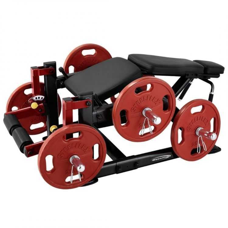 Leg curl Plate Load Steelflex - Postes leverage - BSA PRO