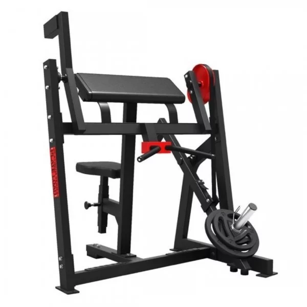 Biceps curl PL noir - Machine Charge Libre - BSA PRO