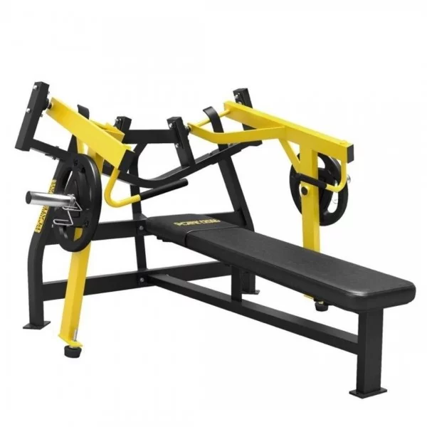 Bench press plat PL noir - Machine Charge Libre - BSA PRO