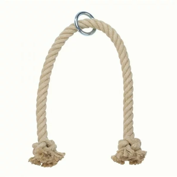 Corde à triceps en chanvre 80 cm - Accessoires de tirage - BSA PRO