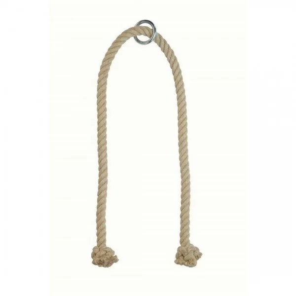 Corde à triceps en chanvre 150 cm - Accessoires de tirage - BSA PRO