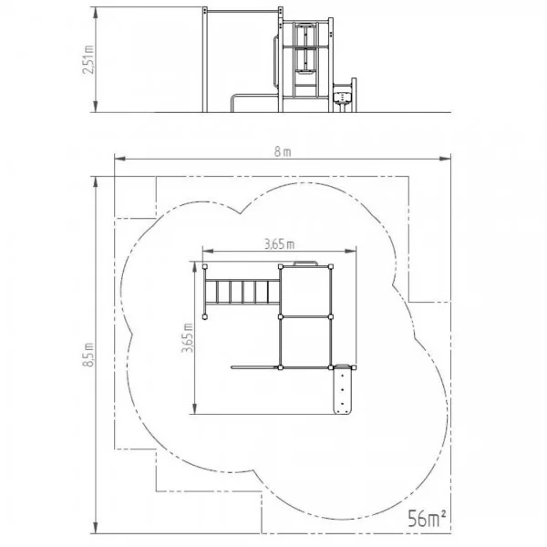Cage Street Workout SW020 - Structures Calisthenics - BSA PRO