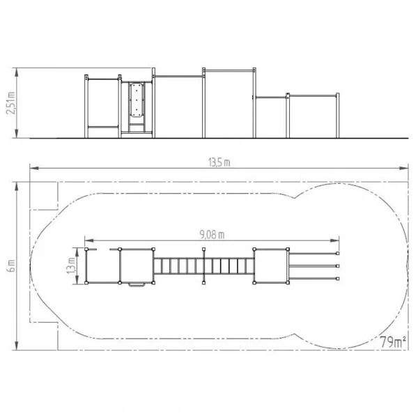 Cage Street Workout SW025 - Structures Calisthenics - BSA PRO