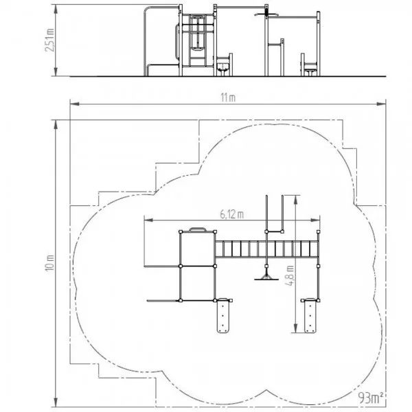Cage Street Workout SW023 - Structures Calisthenics - BSA PRO