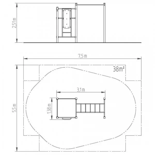 Cage Street Workout SW010 - Structures Calisthenics - BSA PRO