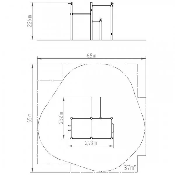 Cage Street Workout SW013 - Structures Calisthenics - BSA PRO