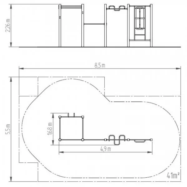 Cage Street Workout SW012 - Structures Calisthenics - BSA PRO
