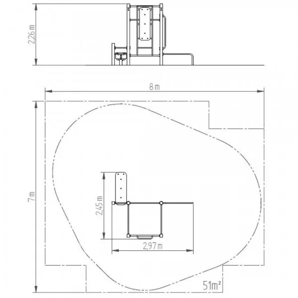 Cage Street Workout SW014 - Structures Calisthenics - BSA PRO