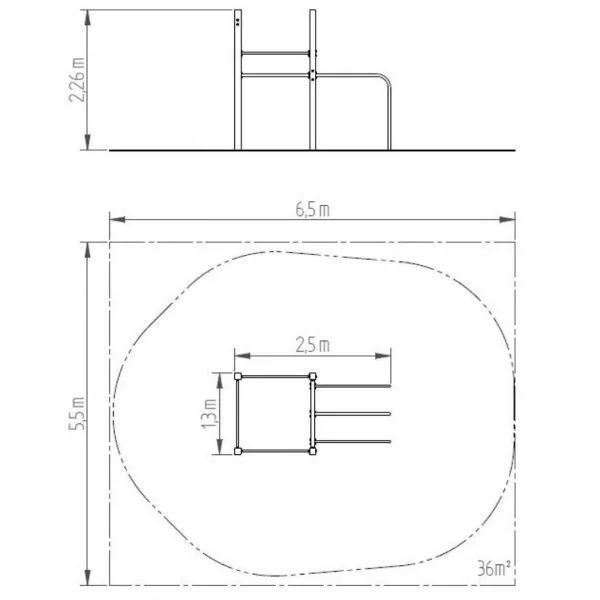 Cage Street Workout SW017 - Structures Calisthenics - BSA PRO