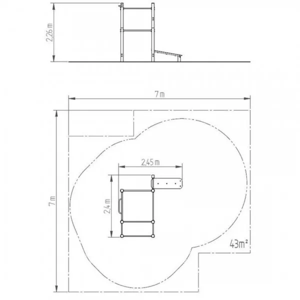 Cage Street Workout SW019 - Structures Calisthenics - BSA PRO