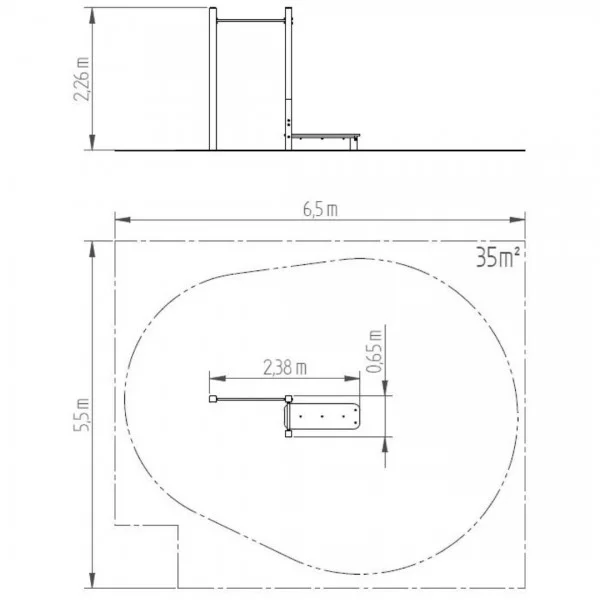 Cage Street Workout SW007 - Structures Calisthenics - BSA PRO