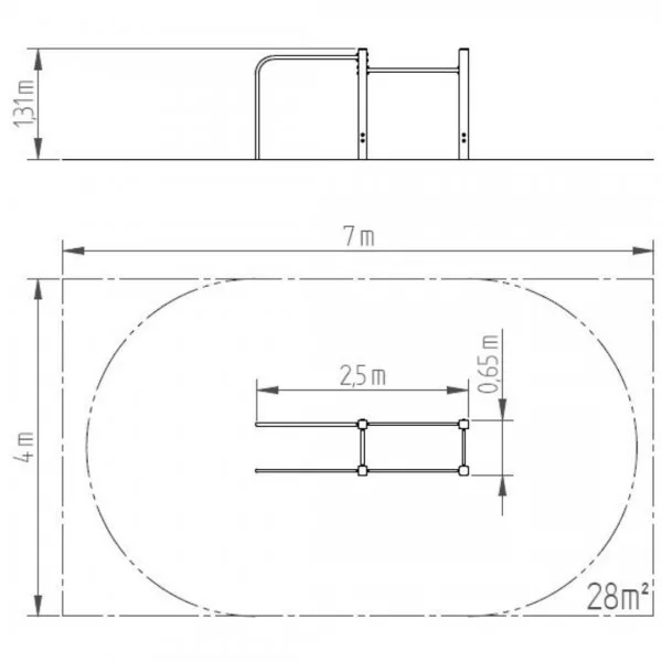 Cage Street Workout SW002 - Structures Calisthenics - BSA PRO