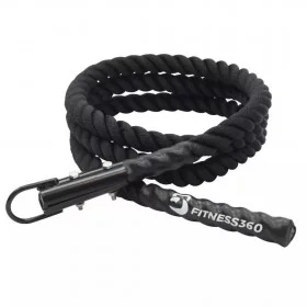 Climbing rope noire 3.6 m - Battle ropes - BSA PRO