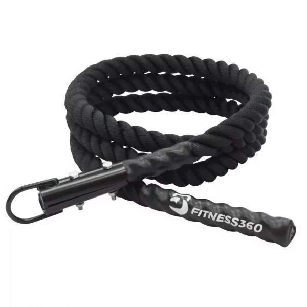 Climbing rope noire 3.6 m - Battle ropes - BSA PRO