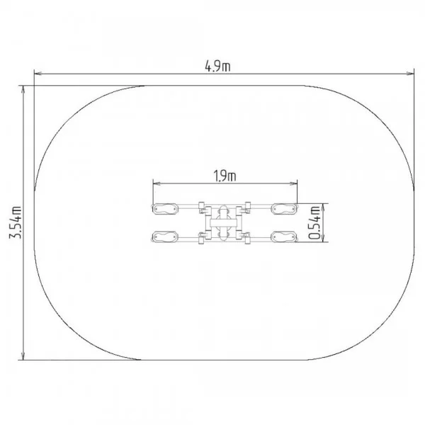 Fitness machine Ski duo outdoor - Fitness Machine Outdoor - BSA PRO