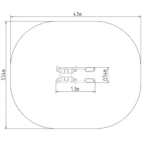 Fitness machine Ski outdoor - Fitness Machine Outdoor - BSA PRO