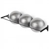 2 Supports Muraux Pour Ballon De Yoga/exercice - Capacité 30 Kg Chacun - Pour Salle De Sport à Domicile, Gain De Place