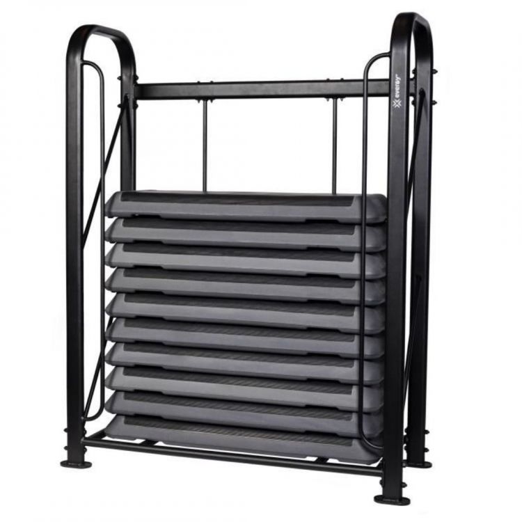 Rack pour steps noir - Racks de rangement Fitness - BSA PRO