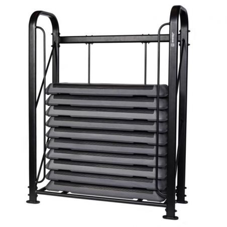 Rack pour steps noir Racks de rangement Fitness BSA PRO Rack pour steps noir Racks de rangement Fitness BSA PRO