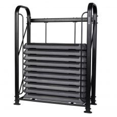Rack pour steps noir Racks de rangement Fitness BSA PRO