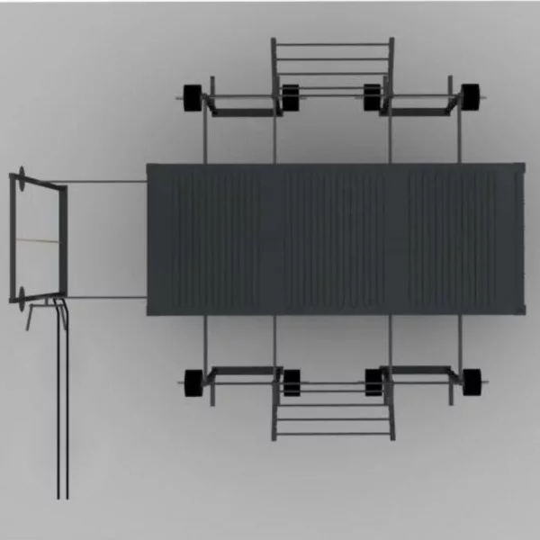 Container Cross Training Force two - 20 Pieds - Container Stations - BSA PRO