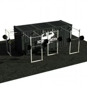 Container Cross Training Squat Rack - 20 Pieds - Container Stations - BSA PRO