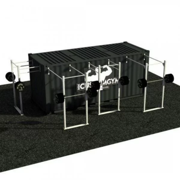 Container Cross Training Squat Rack - 20 Pieds - Container Stations - BSA PRO