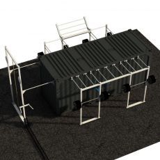 Container Outdoor Concept - 20 Pieds Container Stations  BSA PRO