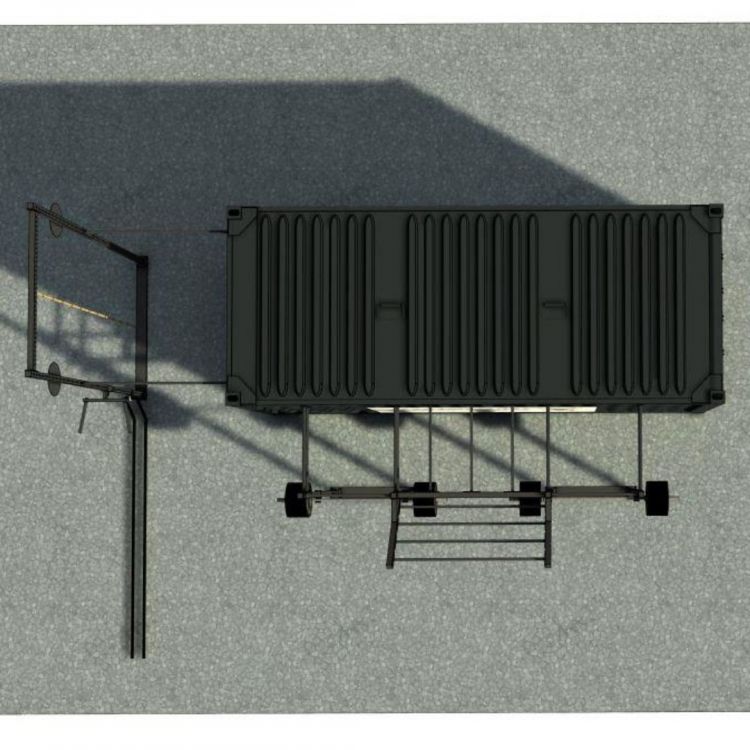 Container Outdoor Armée Suisse - 20 Pieds - Container Stations - BSA PRO