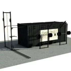 Container Outdoor Armée Suisse - 20 Pieds - Container Stations - BSA PRO
