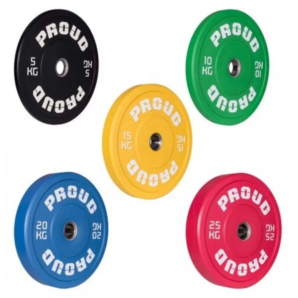 Bumper Training Set 150 kg couleur - Disques cross training - BSA PRO