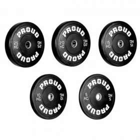 Bumper Training Set 150 kg noir - Disques cross training - BSA PRO