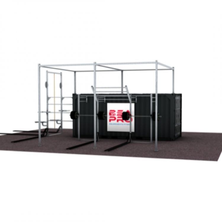 Container Outdoor Toiture - 20 Pieds - Container Stations - BSA PRO
