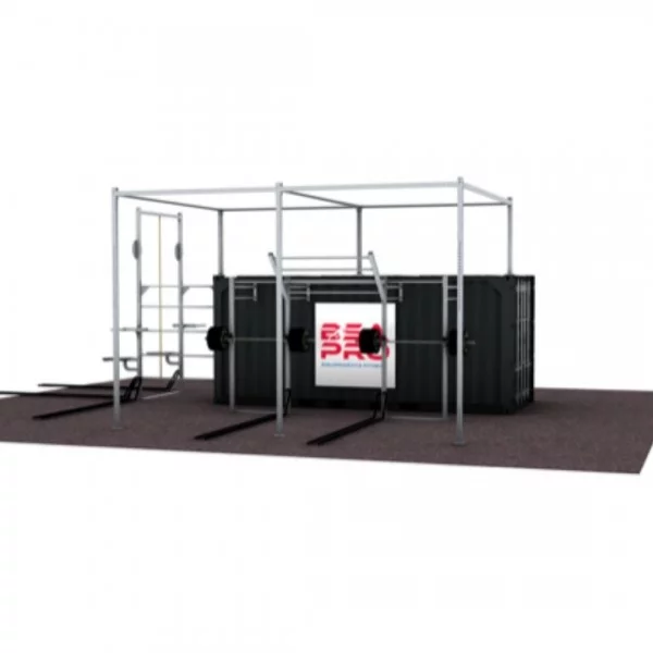 Container Outdoor Toiture - 20 Pieds - Container Stations - BSA PRO