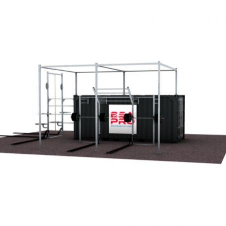 Container Outdoor Toiture - 20 Pieds Container Stations BSA PRO