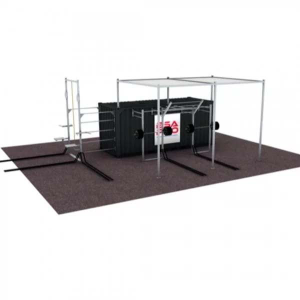 Container Outdoor Toiture - 20 Pieds - Container Stations - BSA PRO