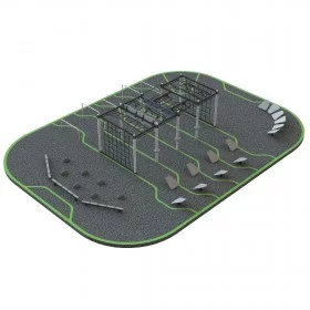 Parc Fitness Outdoor EL01 - Station Functional Outdoor - BSA PRO